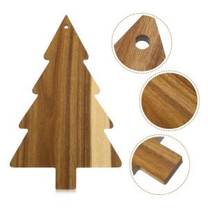 Robert Stanley Home Collection Acacia Wood Tree Charcuterie Board Holiday NWT